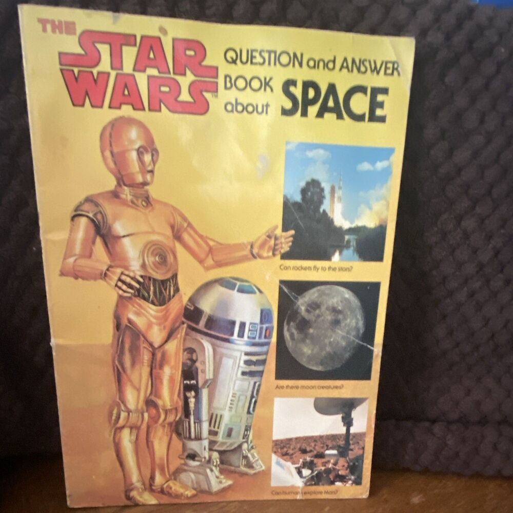 Star Wars Question and Answer Book About Space Dinah L. Moche Paperback English